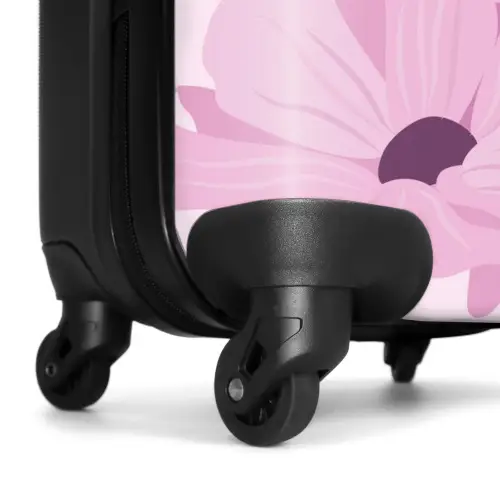 Summer memories - Roze bloemenpracht NBS - Handbagage koffer - Kinderen Unisex middel -wiel