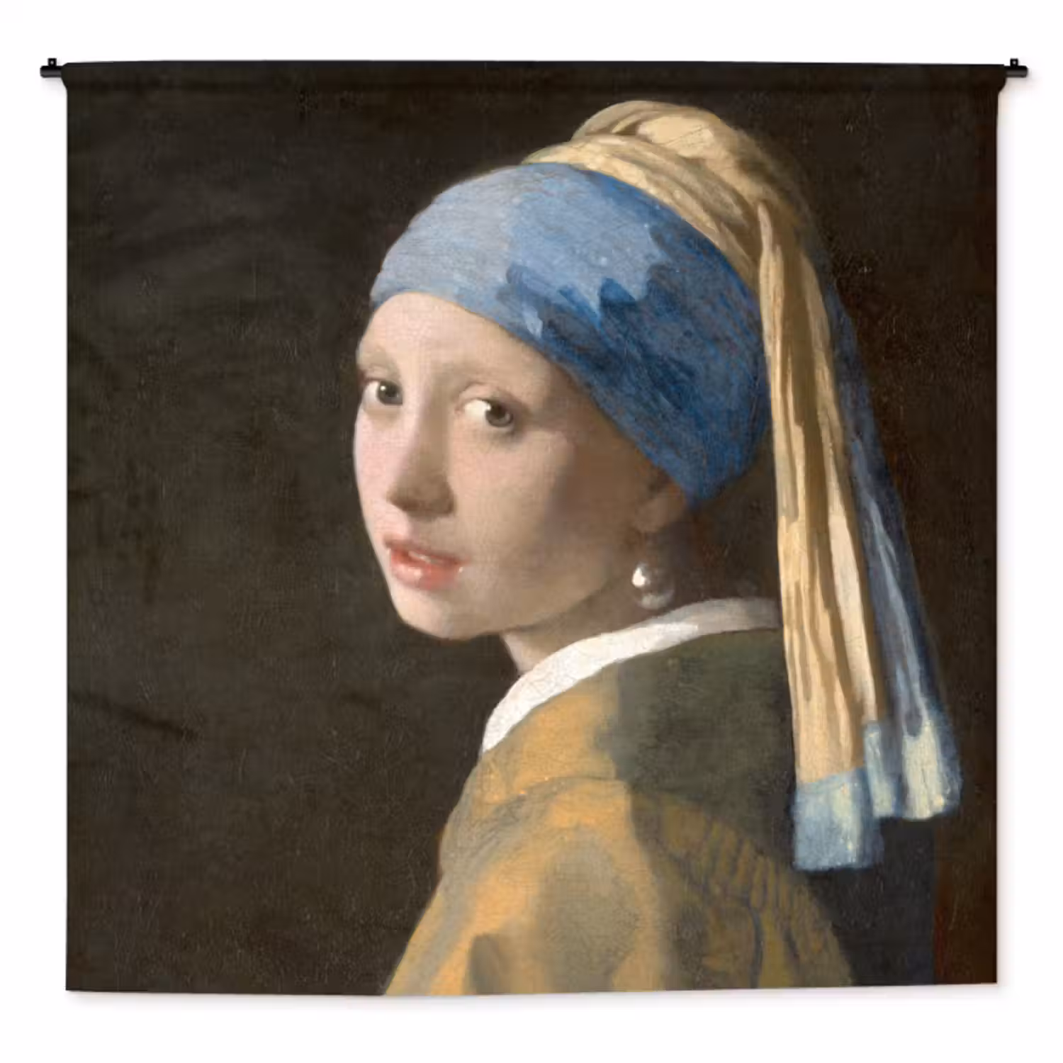Wandkleed - Meisje met de Parel - Schilderij van Johannes Vermeer