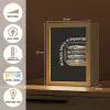 Sardines - Tekst - Vis - Blik Light Box met kabel (Tafellamp) klein -USP_FR