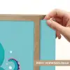 Octopus - Blauw - Gezicht Light Box met batterij (Wandlamp kind) middel -USP_websiteprintNL