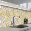 Zebra - Modern - Meerkleurig keuken achterwand 2 middel 871 -3d_schuin