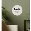 Geniet, meer niet - Quotes - Tekst - Genieten Wandcirkel behangsticker klein -sfeer2