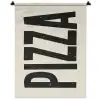 Pizza - Decoratie - Japandi - Vintage Wandkleed katoen klein -zz3d