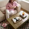 Vrouw - Champagne - Modern Dienblad Rechthoek middel -sfeer3