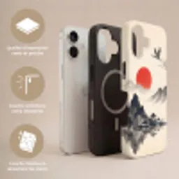 Oosters - Kraanvogels - Landschap Toughcase MagSafe Apple iPhone 17 klein -USP_Lagen_FR
