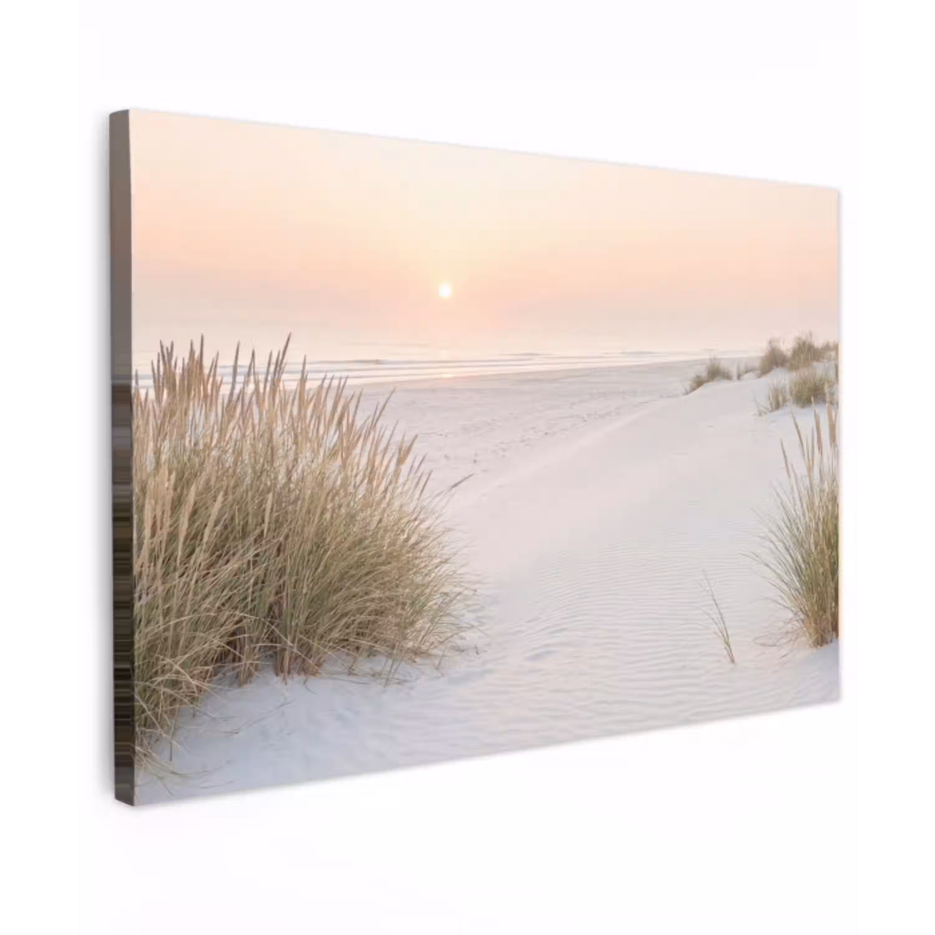 Horizon - Duinlandschap - Zand Tuinposter op houten frame 2 cm dik klein -3d