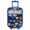 Bloemen - Patroon - Blauw Kinderkoffer - Blauw klein -zz3dotto