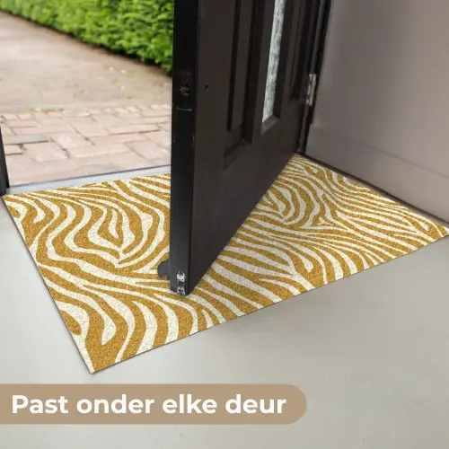 Zebra - Klassiek - Oker - Geel Deurmat klein 898 -USP_NL
