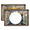 Doorkijk - Landschap - Raam - Water - Zonsondergang Placemat vinyl groot -zzsfeer2_Kitchenyeah-website