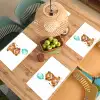 Leeuw - Baby dier - Blauwe ballon Placemat vinyl groot -zzsfeer5_Kitchenyeah-website