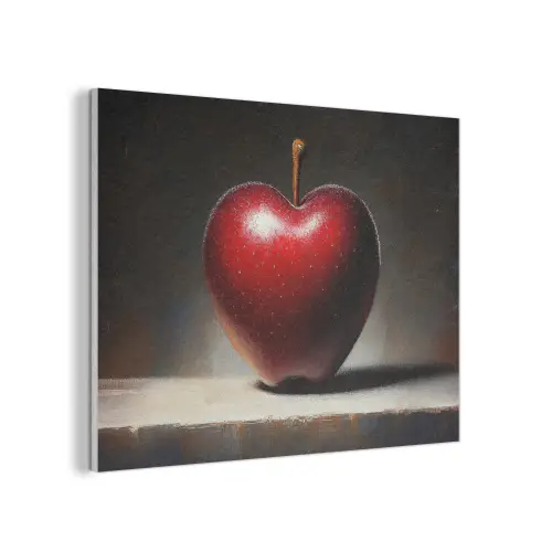 Apple - Hart - Rood PET vilt klein -3d