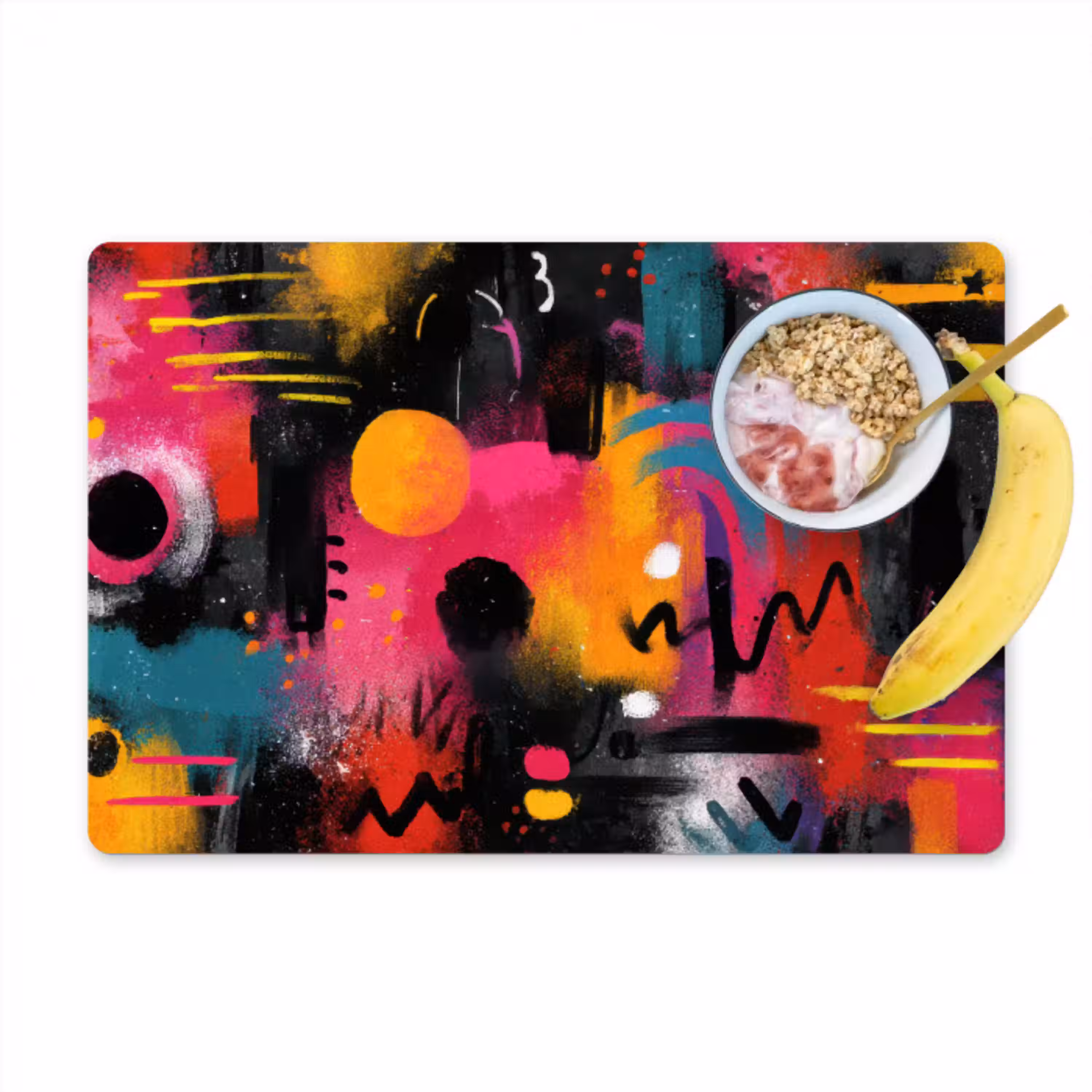 Kleurvlakken - Vormen - Kleurrijk - Abstract Placemat vinyl groot -zzzproduct_Kitchenyeah-website