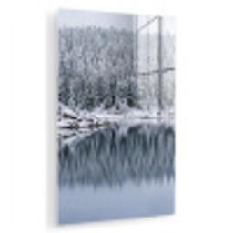 Bos - Reflectie - Meer - Winter - Serene plexiglas 5mm klein -zzzproduct_nieuw