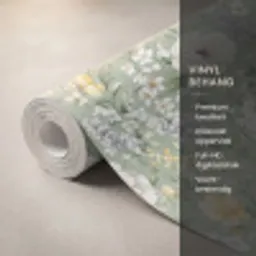 Klassiek - Bloemenpatroon - Kleurrijk Behang Vinyl klein 1060 -USP_closeupNL