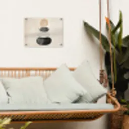 Japandi - Wabi sabi - Beige tuinposter los doek klein -sfeer7