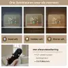 Vaas - Pastel - Kleuren - Bloemen Light Box met batterij (Wandlamp) middel -USP_lichtkleurNL