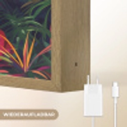 Flamingo - Tropisch - Dier - Bladeren Light Box met batterij (Wandlamp) middel -USP_websiteoplaadbaarDE