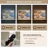 Kustdorp - Huisjes - Mozaïek - Zee Light Box met batterij (Wandlamp) middel -USP_lichtkleurNL