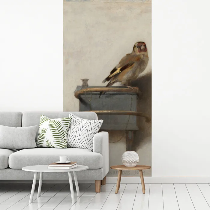Het puttertje - Carel Fabritius fotobehang vinyl groot -woonkamer