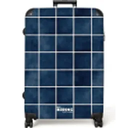 Tegel - Modern - Blauw NBS - Large koffer - Volwassenen Unisex groot -zzzzzzzzkaufland2