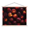 Fruit - Close up - Nectarines textielposter latten blank klein -3d