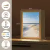 Duin - Meeuw - Strand - Zee - Zon Light Box met kabel (Tafellamp) klein -USP_NL