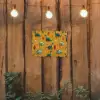 Dinosaurussen - Stekels - Herfstbladeren - Bruin tuinposter los doek klein -sfeer1