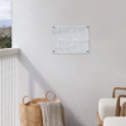 Grijs - Terrazzo-effect - Beton tuinposter los doek klein 239 -sfeer8