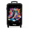 Schaatsen met kleurrijke graffiti NBS - Handbagage koffer - Unisex middel -productfoto_recht