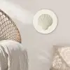Schelp - Minimalistisch - Wit Wandcirkel plexiglas klein -sfeer5