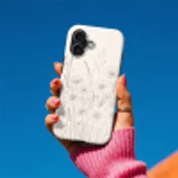 Minimalistisch - Modern - Bloemen - Beige Toughcase MagSafe Apple iPhone 17 klein -Sfeer1V