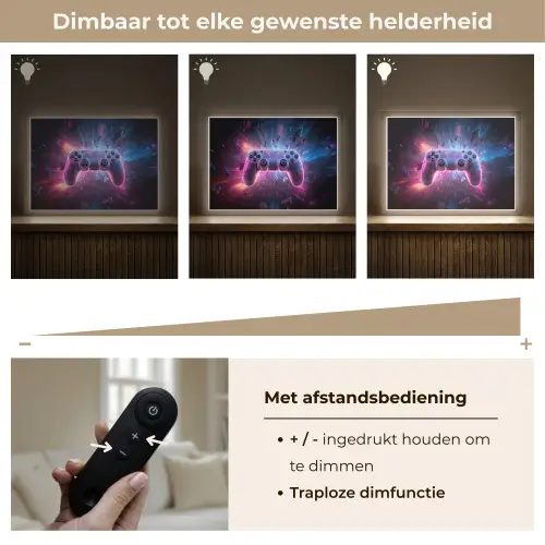 Controller - Neon - Explosie - Abstract Light Box met batterij (Wandlamp kind) middel -USP_dimbaarNL