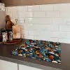 Glasachtig - Levendige - Stenen Inductie beschermer vinyl 3mm middel 274 -sfeer3