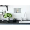 Kerstgnome - Cadeau - Groen Muursticker klein -keuken