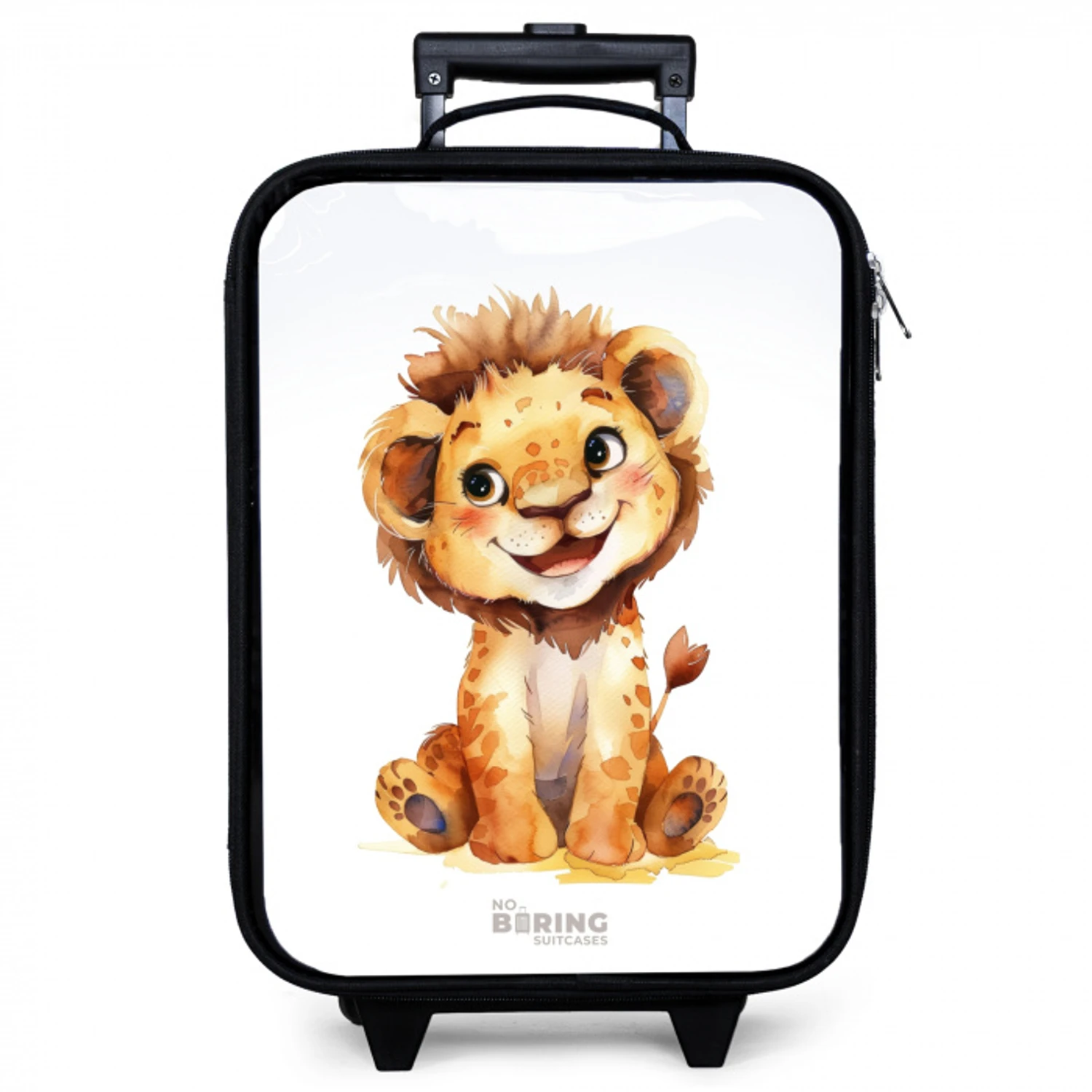 Baby leeuw Kinderkoffer - Zwart klein -zzz_website3d