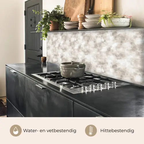 Organisch - Patroon - Gemêleerd keuken achterwand 2 middel 871 -usp_NL