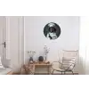 Hond - Garde - Kok Wandcirkel aluminium klein -woonkamer