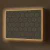 Goud - Zwart - Tunnel Light Box met batterij (Wandlamp) middel 907 -z3d_website