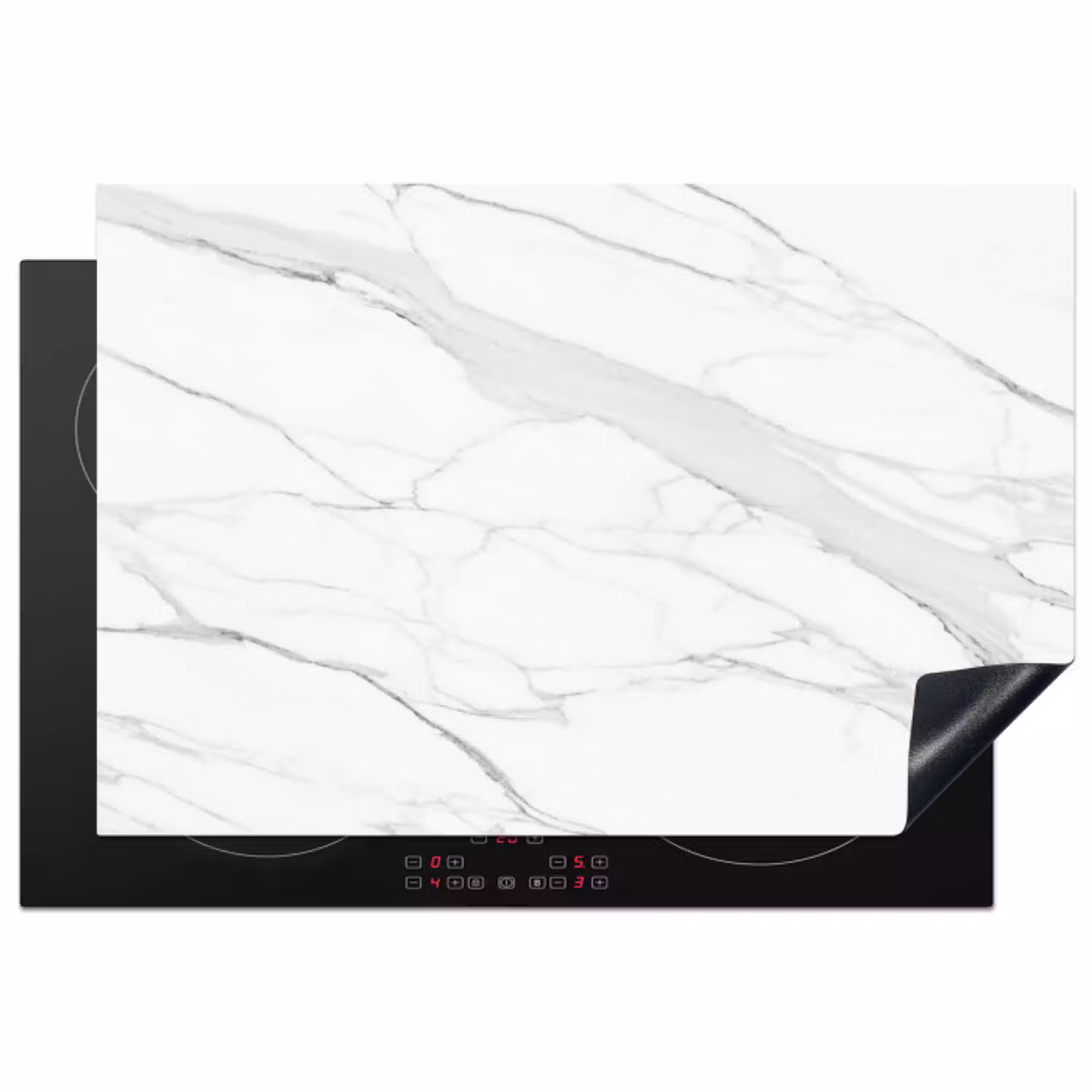Sublieme Marmeren Aders Inductie beschermer vinyl 3mm klein -3d