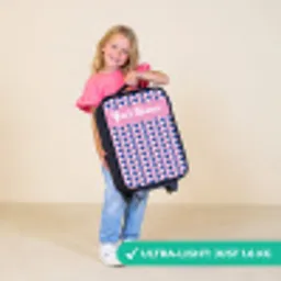 Schubben - Patroon - Blauw - Roze Kinderkoffer - Zwart klein -sfeer2_UK