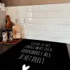 Spreuken - Geluk is het enige wat zich verdubbelt - Quotes Inductie beschermer vinyl 3mm middel -sfeer3