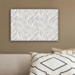 Zebra - Motief - Grijs canvas 2cm klein 34 -sfeer3