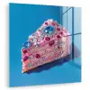 Taart - Edelstenen - Glitters - Roze plexiglas 5mm klein -zzzproduct_nieuw