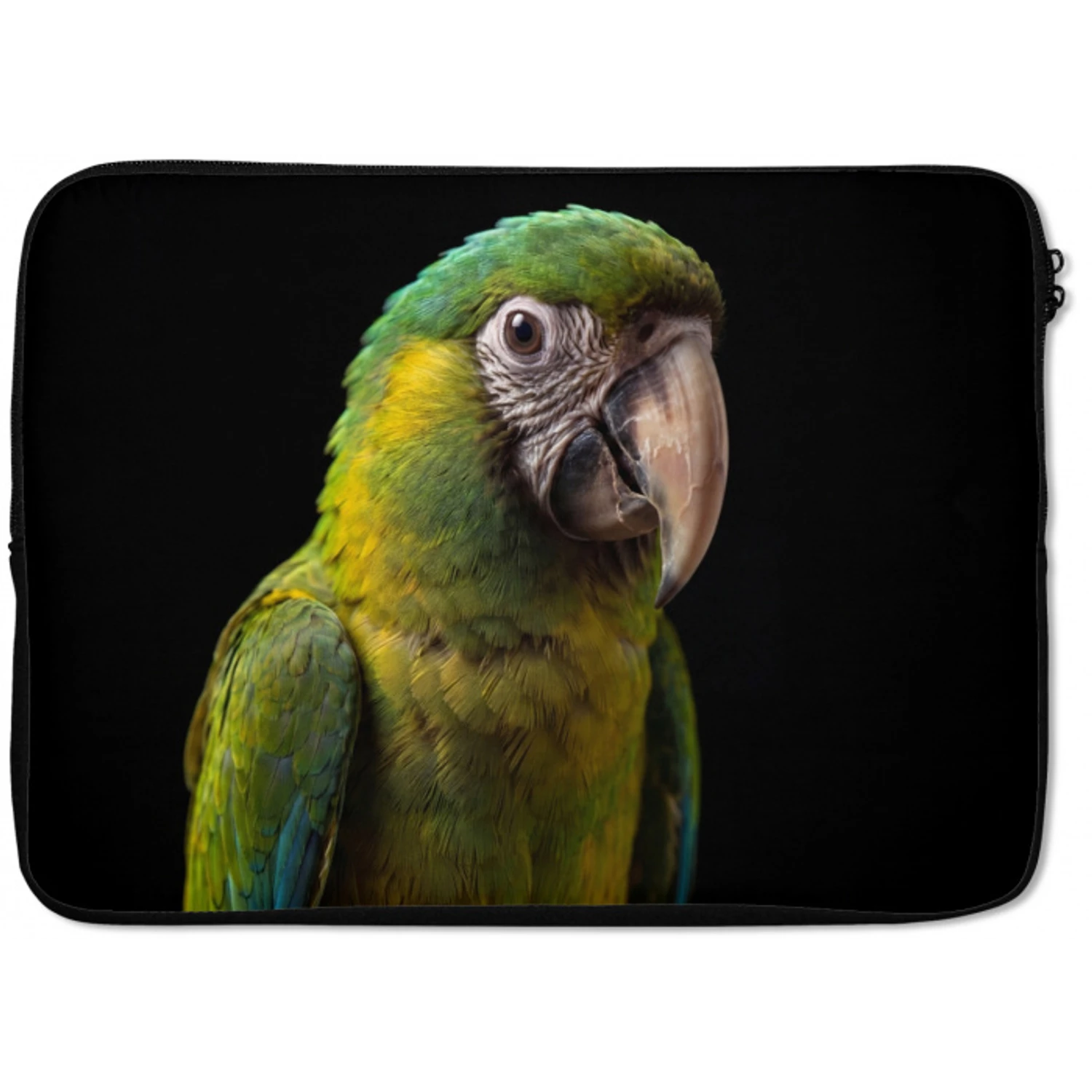 Ara - Portret - Groen laptophoes neopreen klein -zkaufland3dotto