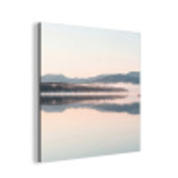 Water - Bomen - Mistlaag aluminium wit klein -3d