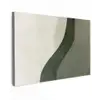 Japandi - Groen - Abstract - Modern canvas 2cm klein -z3d