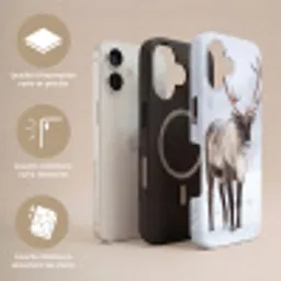 Rendier - Gewei - Toendra - Sneeuw - Wild Toughcase MagSafe Apple iPhone 17 klein -USP_Lagen_FR