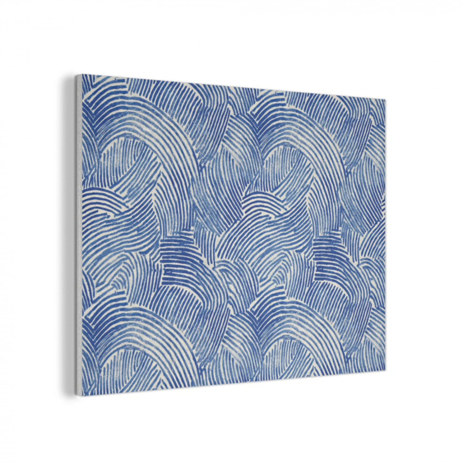 Modern - Abstract - Blauw PET vilt klein 837 -3d