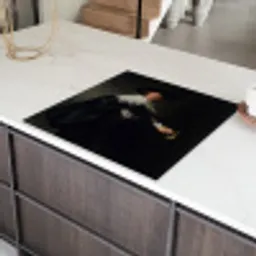 Het huwelijksportret van Marten Soolmans - Rembrandt van Rijn Inductie beschermer vinyl 3mm middel -sfeer8