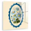 Lijst - Bloemen - Lichtblauw - Illustratie plexiglas 5mm klein -zzzproduct_nieuw
